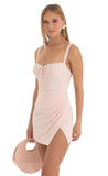 Ruched Dress in Pink