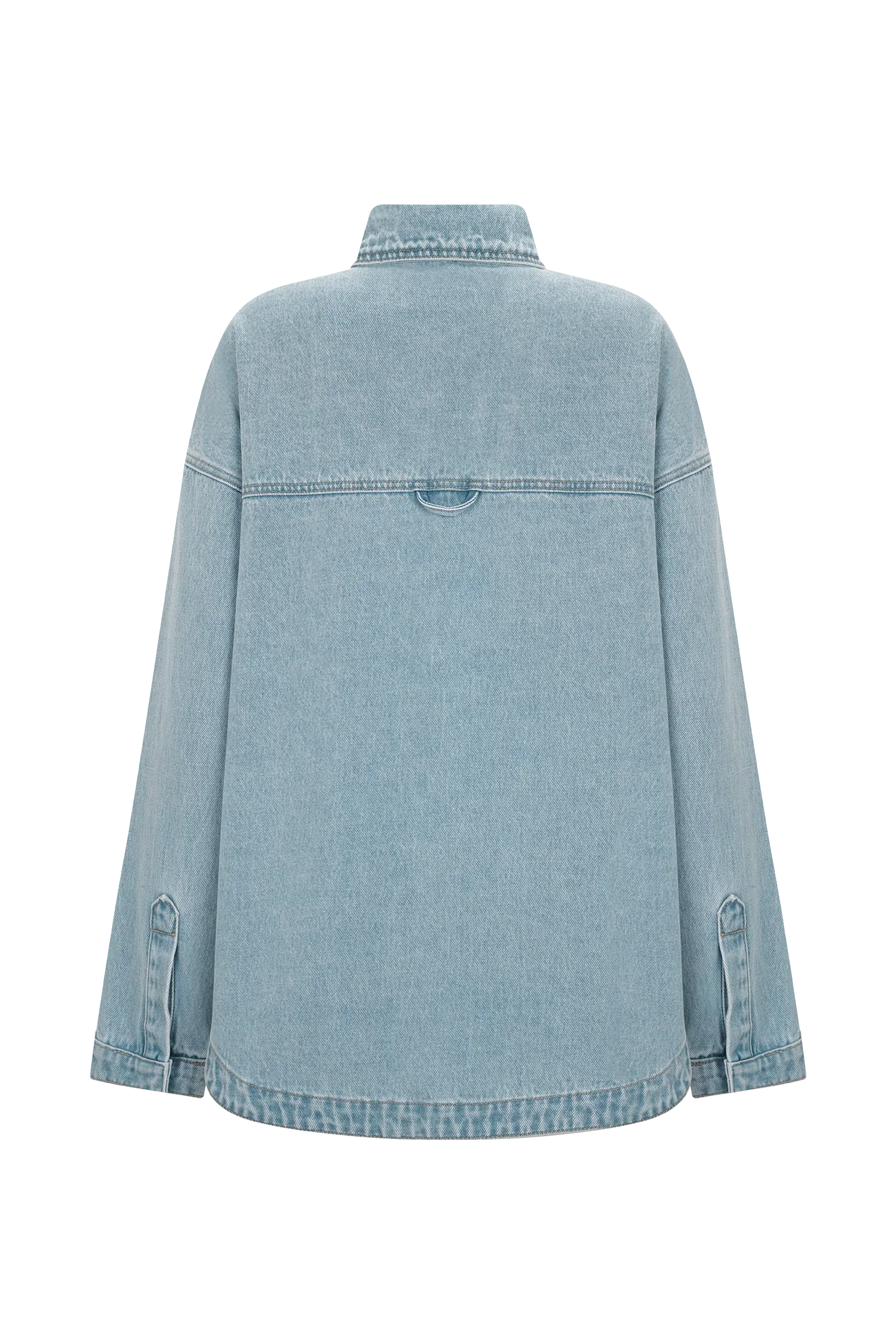Lioda Oversized Denim Shirt 80S Blue
