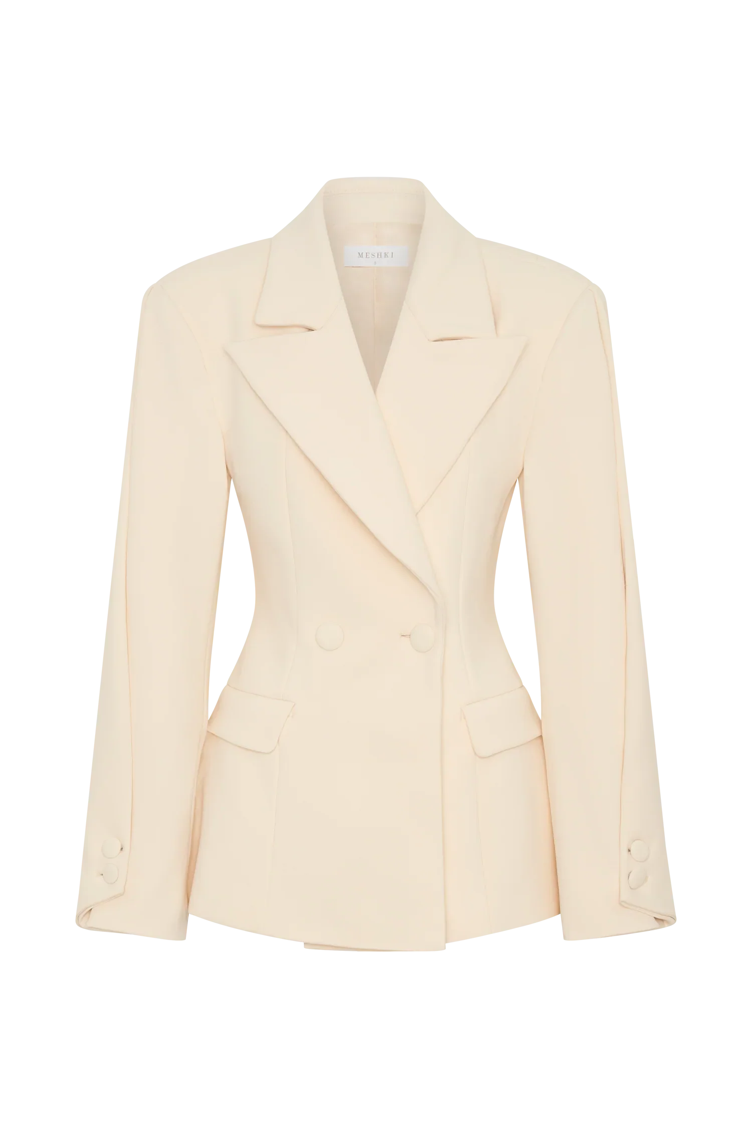 Wesley Structured Blazer Buttercream