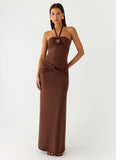 Sacred Maxi Dress Chocolate