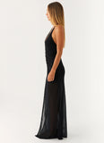 Louvre Maxi Dress Black
