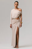 Marlena Stone Twisted Split Maxi Skirt