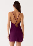 Sunkissed Siren Mini Dress Plum