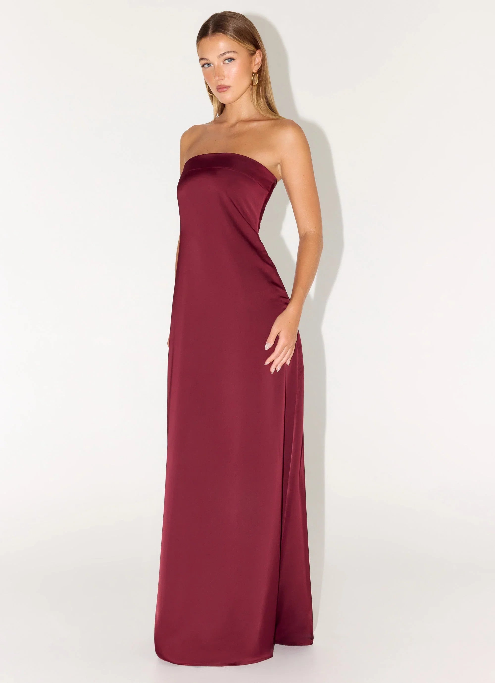 Jiana Maxi Dress Merlot