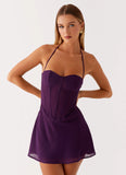 Gabrietta Mini Dress Plum