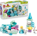 LEGO DUPLO Disney Frozen Creative Box with Elsa and Olaf 10462 Building Toys for Toddlers Ages 2 Sturdy Build for Pretend Play Develops Fine Motor Skills 37 pieces Gift for Birthdays