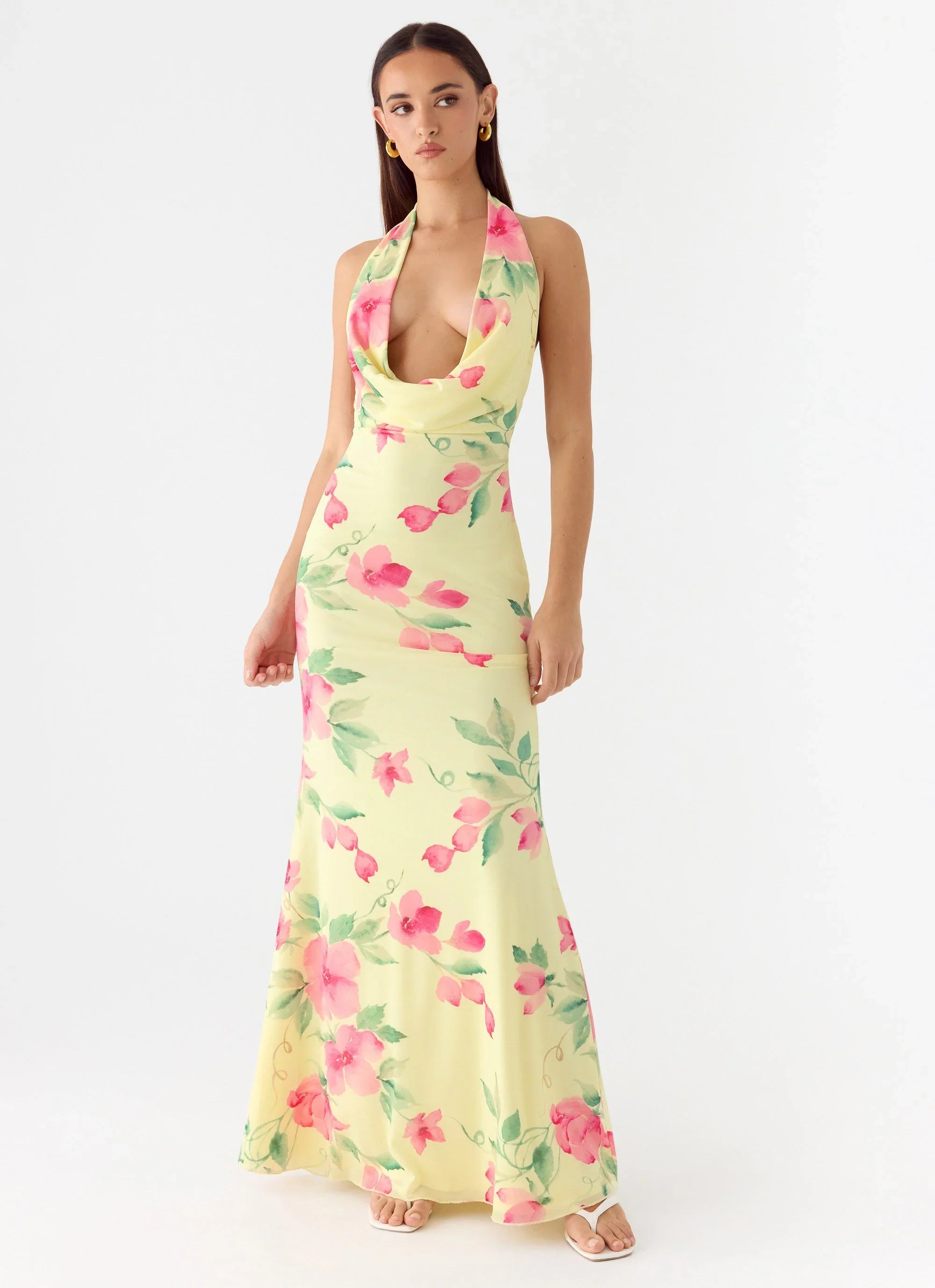 Like You Better Maxi Dress Lemon Soleil