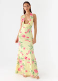 Like You Better Maxi Dress Lemon Soleil