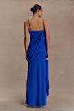 Leena Chiffon Maxi Dress Cobalt