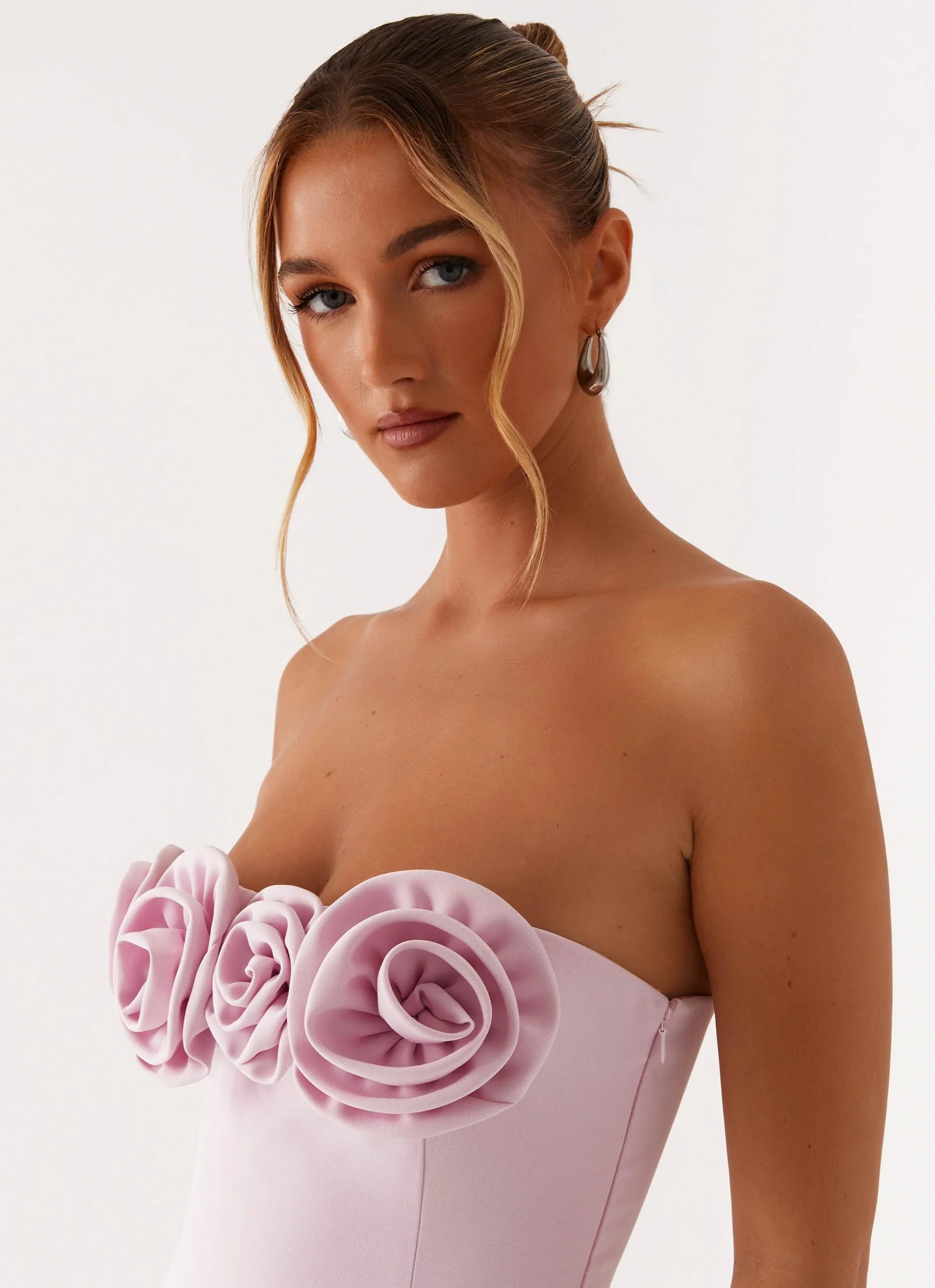 Patsie Strapless Mini Dress Pink
