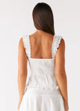 Clearwater Mist Top White