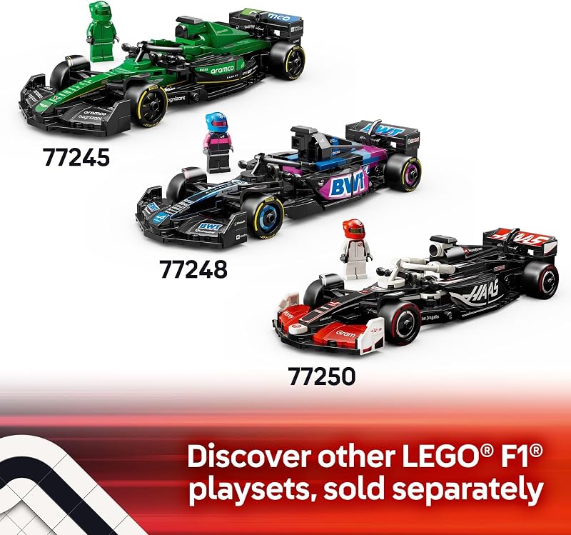 LEGO Speed Champions Ferrari SF 24 F1 Race Car Toys Building Sets for Kids Boys Girls Ages 10 Ferrari F1 Model Car Kits for Display or Play Gift Ideas for Birthdays and Fans 77242