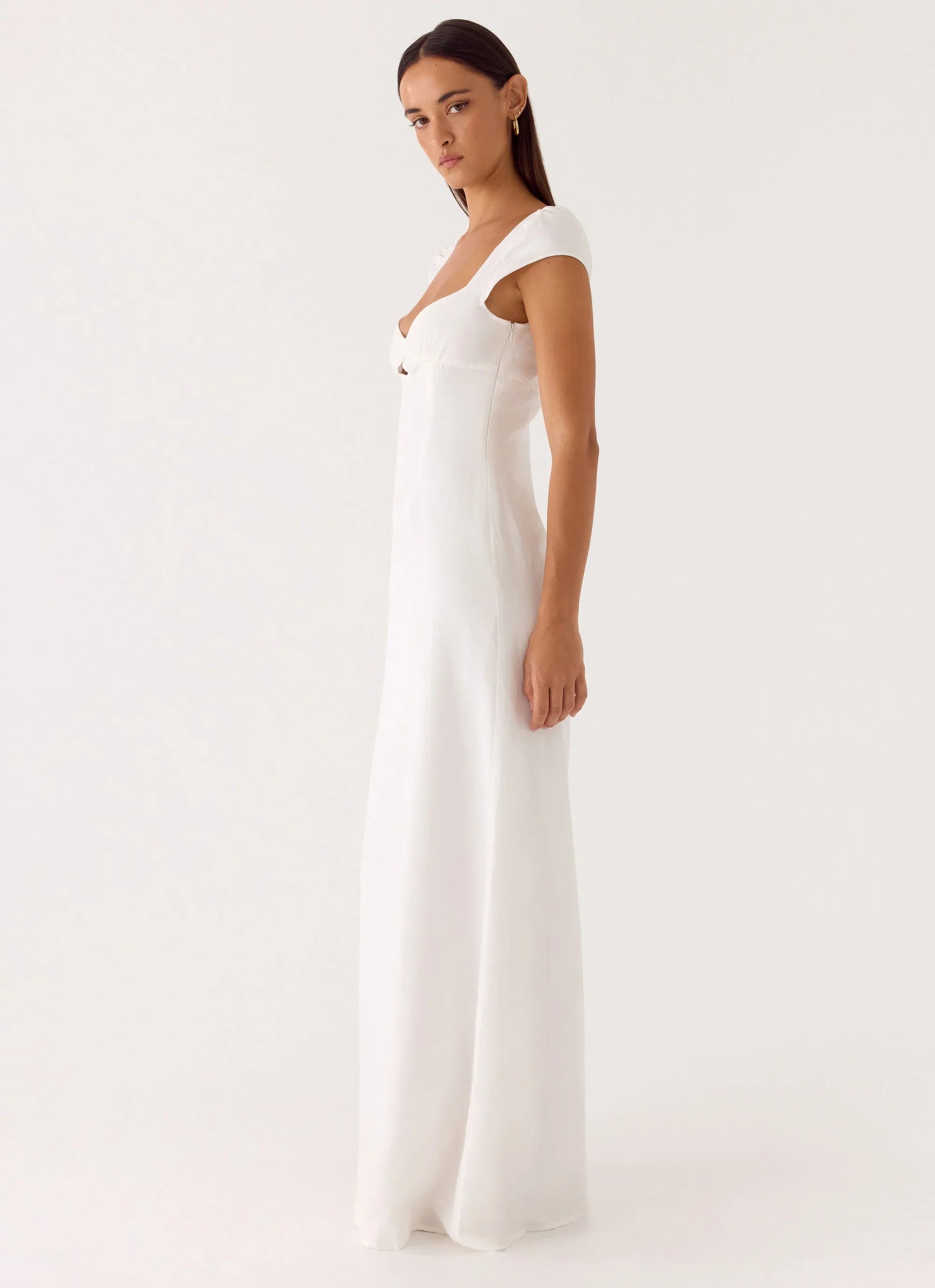 Never Really Over Maxi Dress White