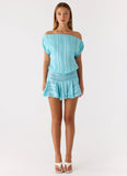 Lowey Mini Dress Pale Blue
