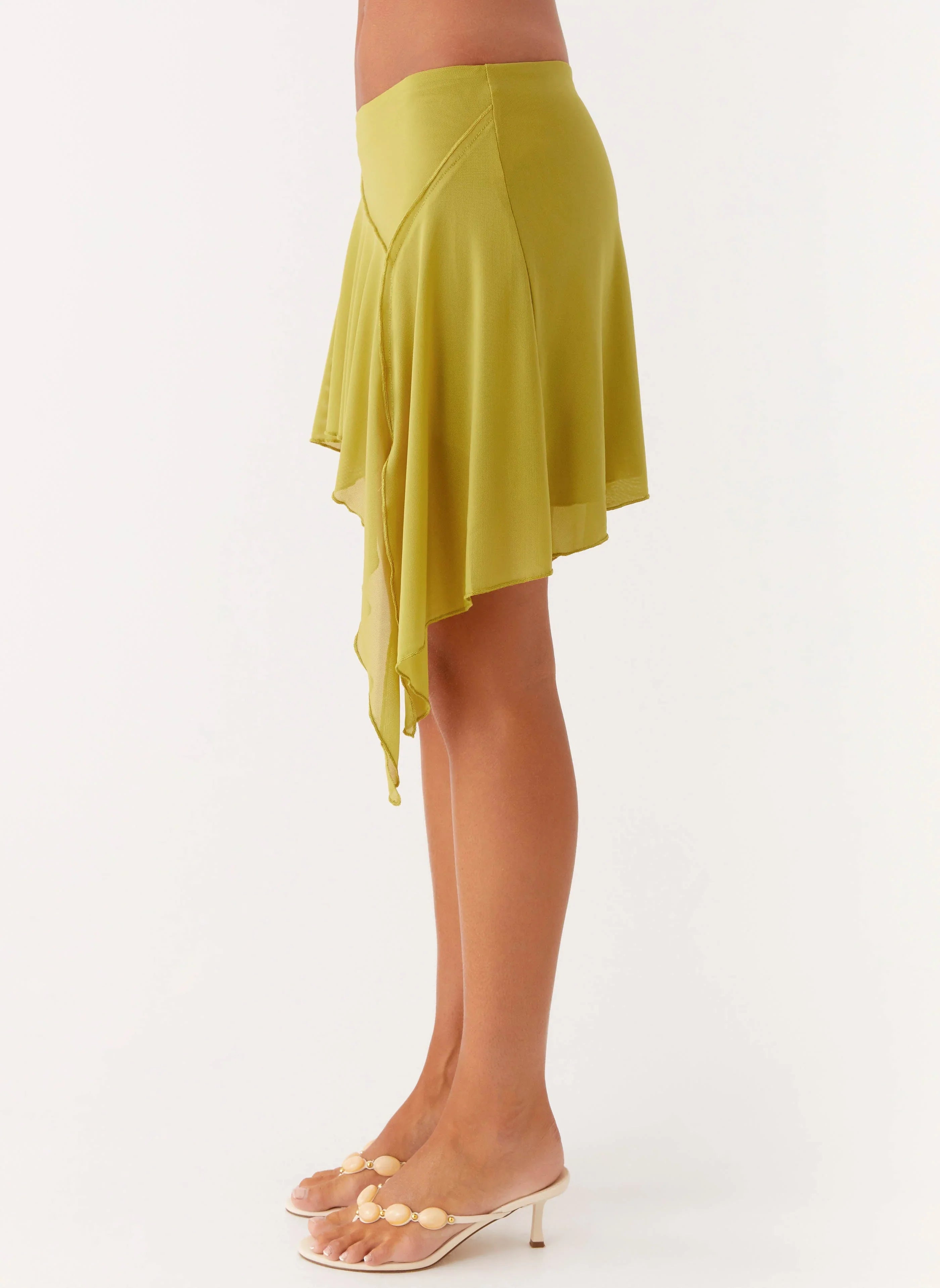 Lustra Mini Skirt Lime