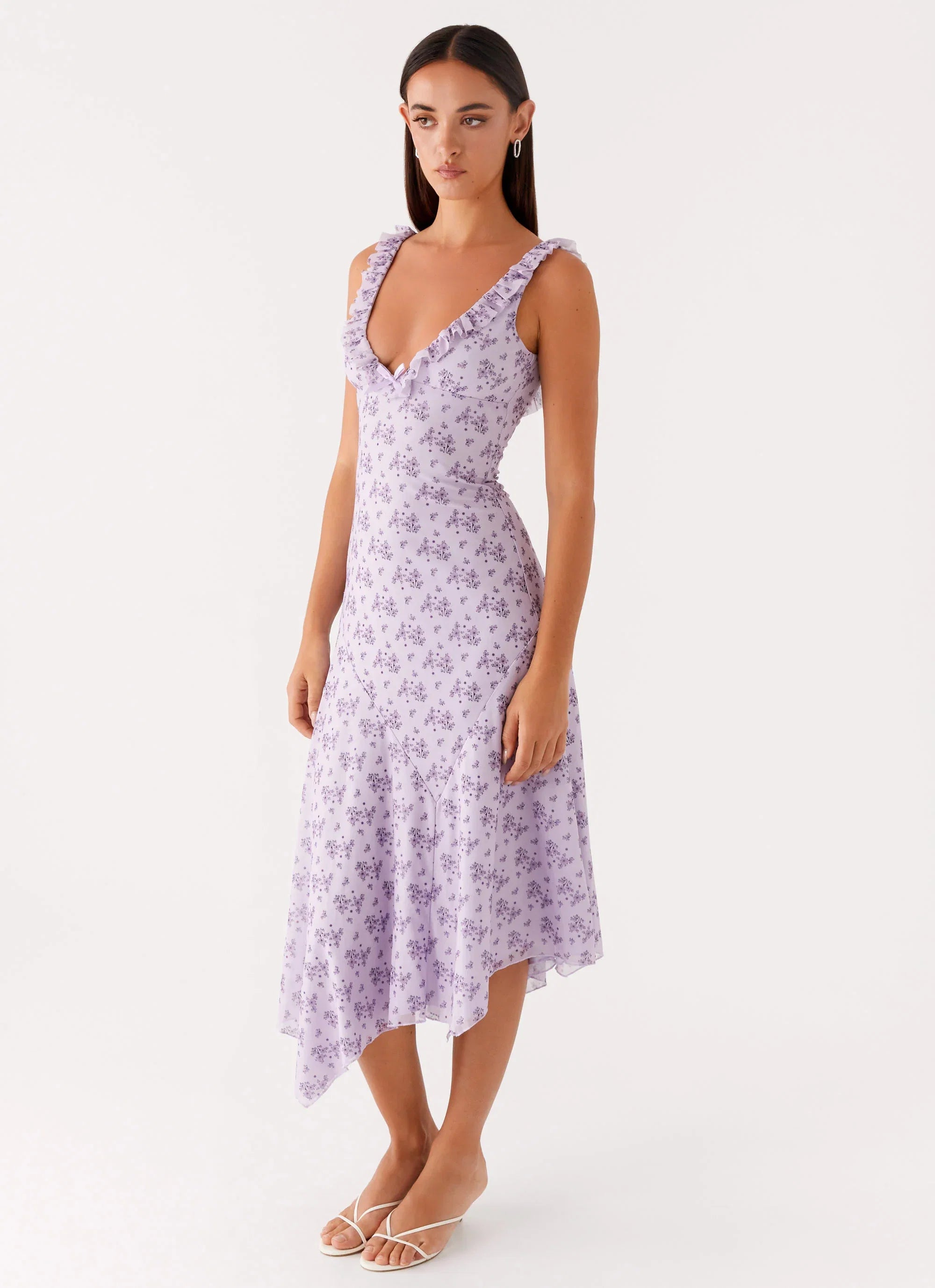 Asteri Midi Dress Lavender Meadow