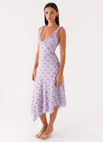Asteri Midi Dress Lavender Meadow