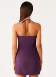 Sonique Mini Dress Plum