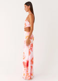 Riano Cut Out Maxi Dress Blushing Blossom