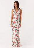 Maryk Maxi Dress Ivory Bloom