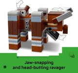 LEGO Minecraft The Pillager Outpost and Ravager Building Toy Video Game Building Blocks for Kids Boys Girls Ages 9 Includes Space Sentinel 3 Minifigures Gift Idea for Gamers 21278