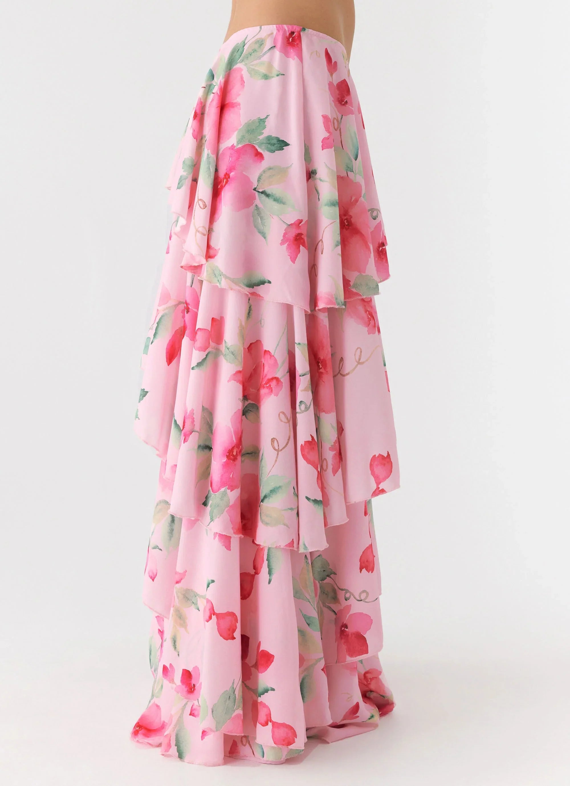 Melody Remedy Tiered Maxi Skirt Petal Soleil