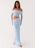 Emery Maxi Dress Blue