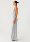 Off The Bass Maxi Dress Grey