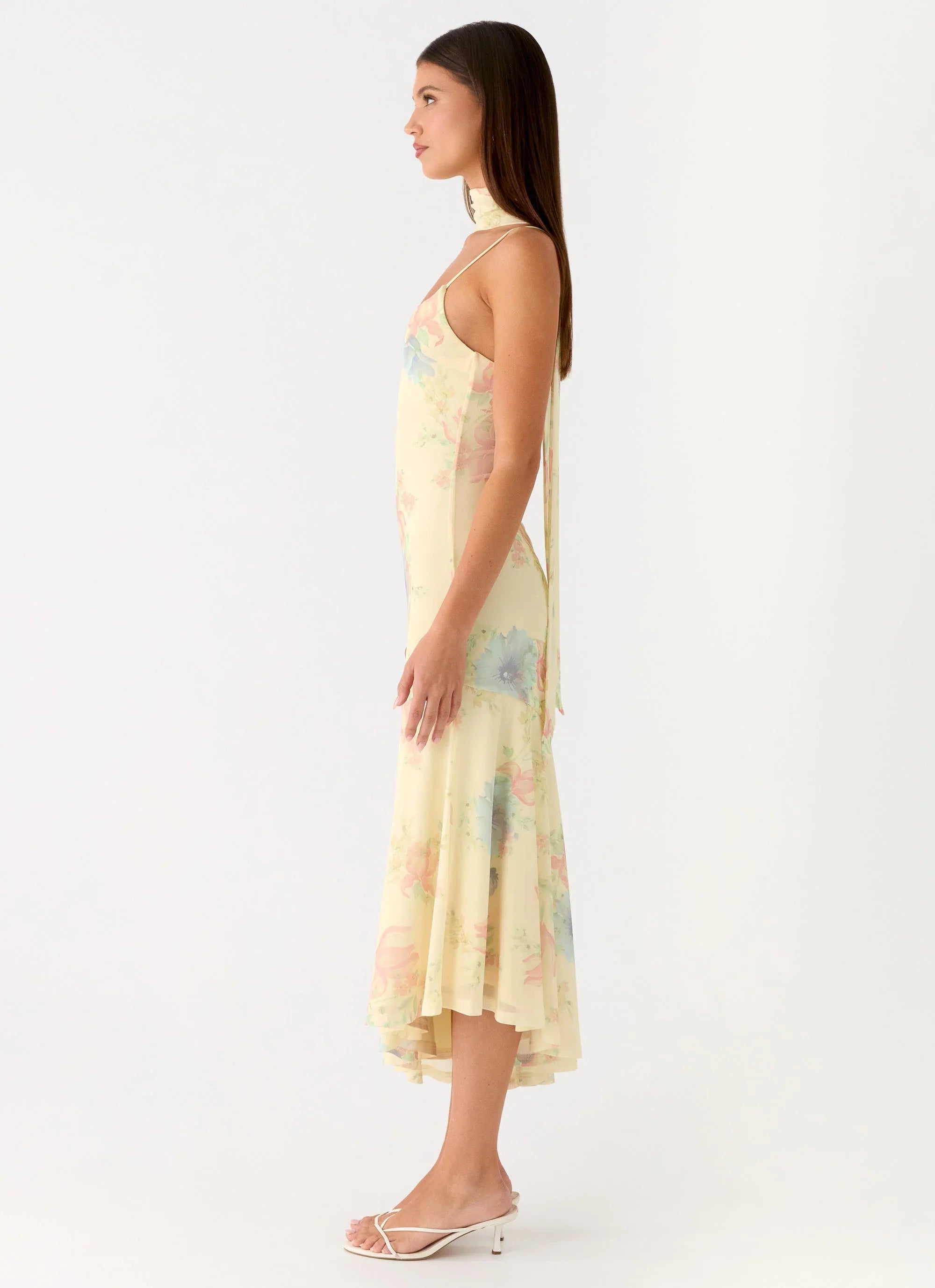 Sole Mio Midi Dress Spring Meadow