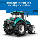LEGO City Tractor Building Toy for Kids Pretend Play Farm Vehicle for Boys Girls Ages 7 Tractor Toy W Farmer Minifigure Gift Idea for Birthdays 60498