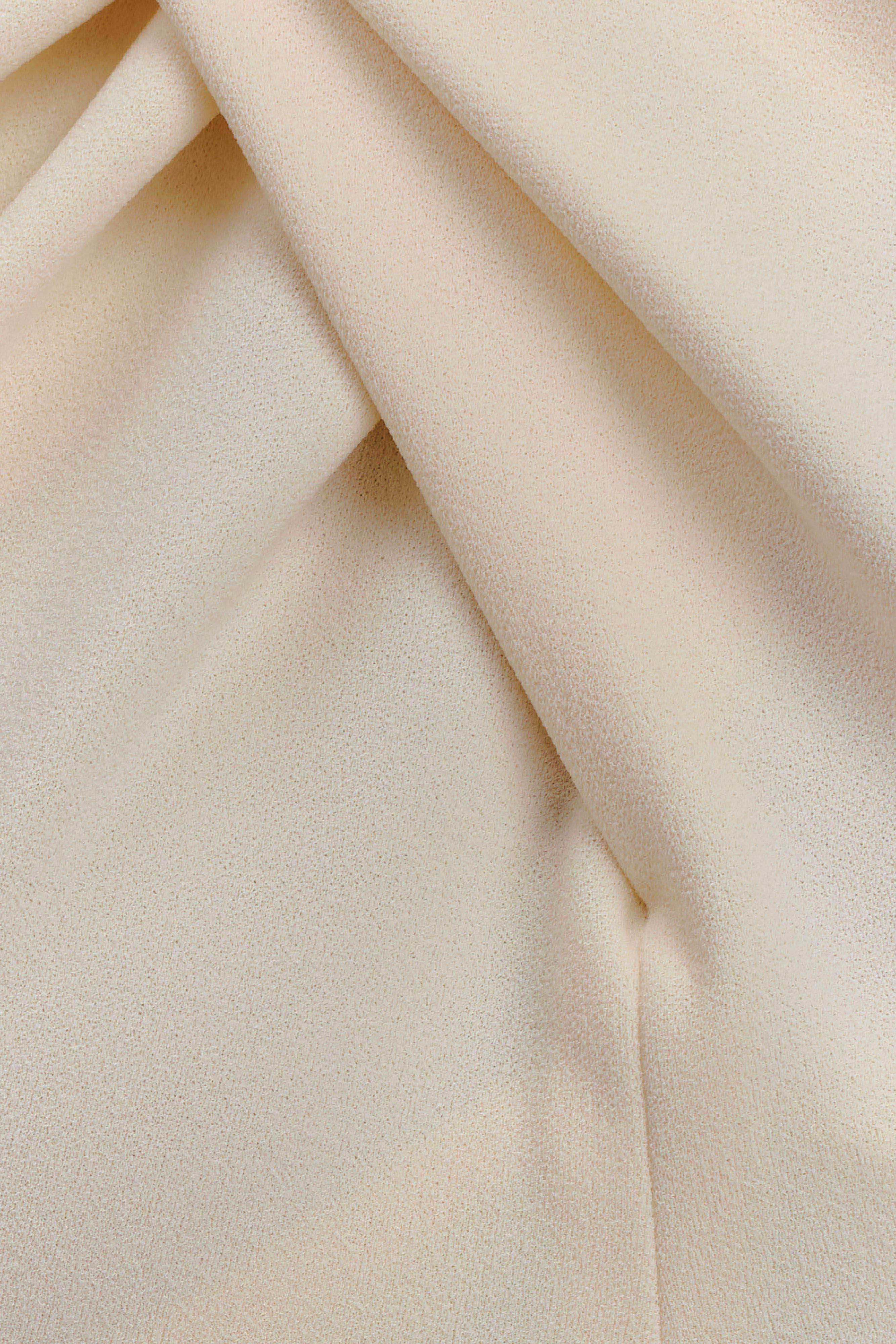 Christina Cross Over Mini Dress Buttercream
