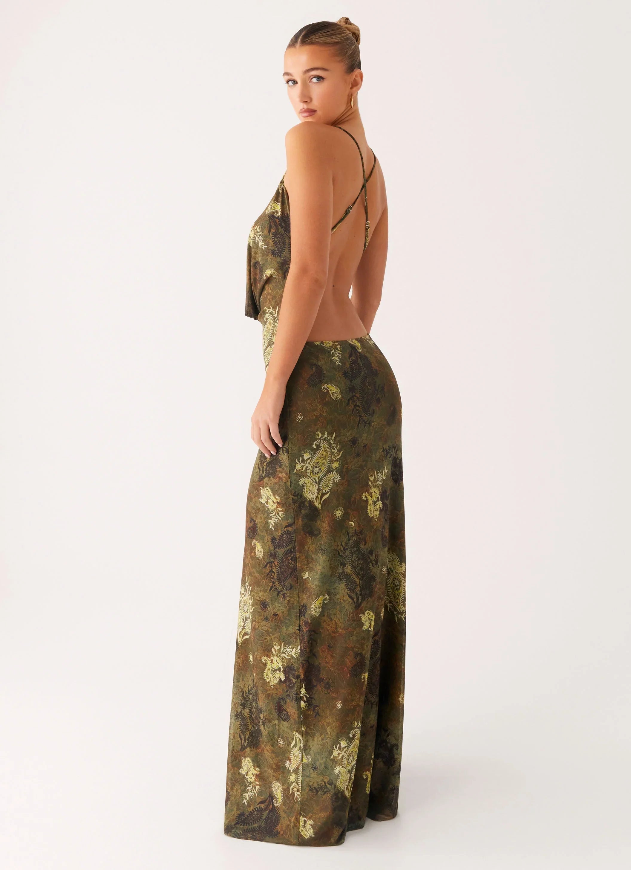 Star Fields Maxi Dress Cyber Floral