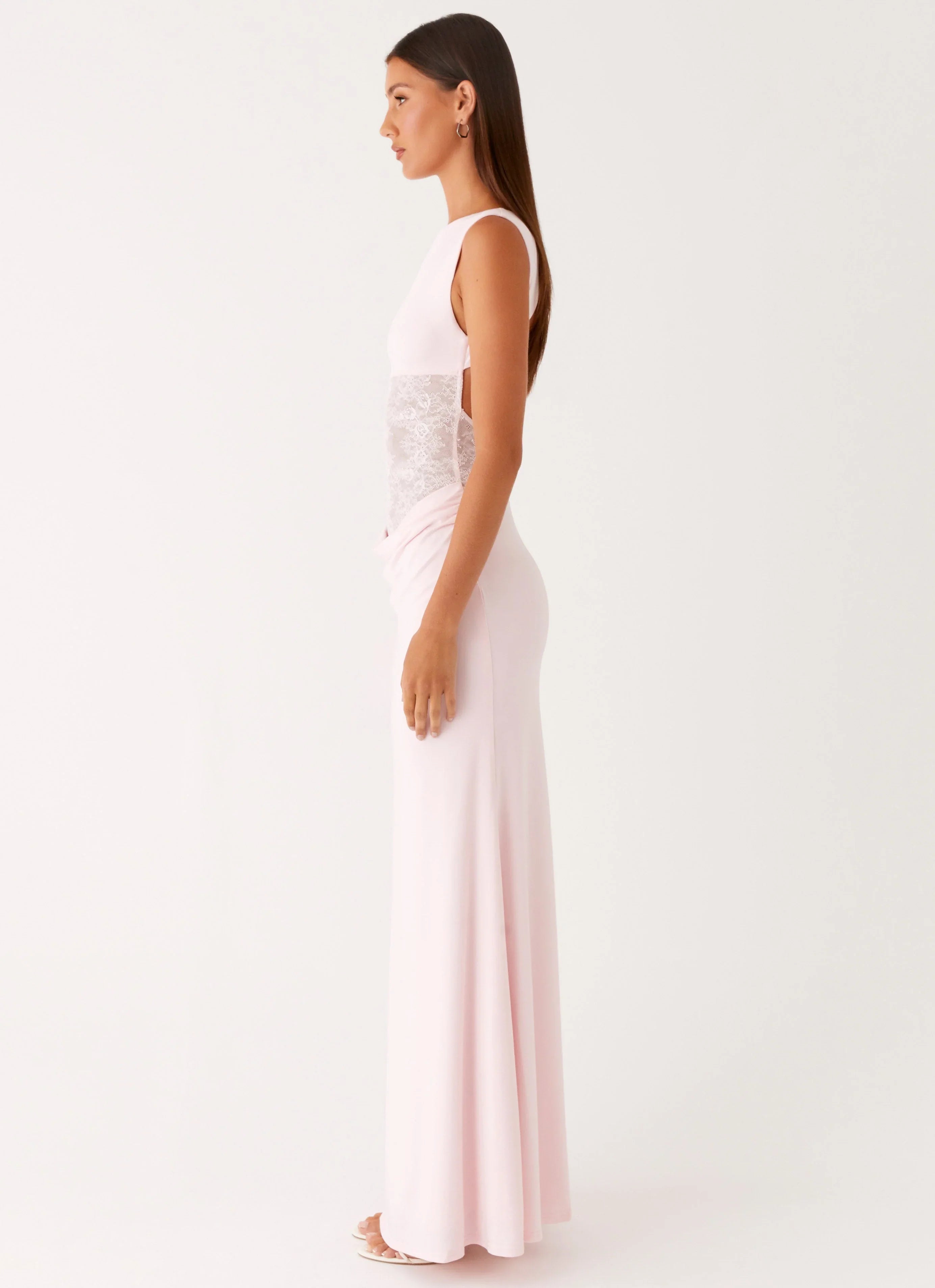 Love Tease Maxi Dress Baby Pink