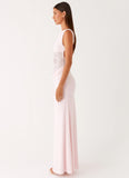 Love Tease Maxi Dress Baby Pink