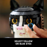 LEGO Ideas Tuxedo Cat Building Sets for Adults Ages 18 DIY Crafts Kit for Home Decor Living Room or Bedroom Gift for Animal Lovers 21349