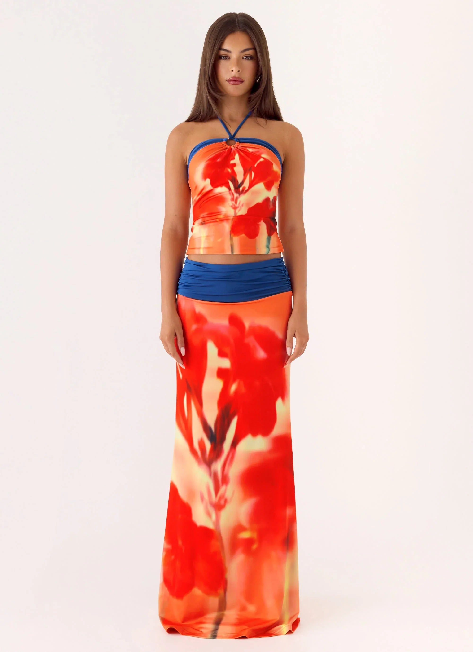 Fraser Maxi Skirt Sunburnt Petal