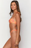 90 Swim Bianca Orange Floral Bikini Top