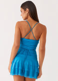 Emily Mini Dress Royal Blue
