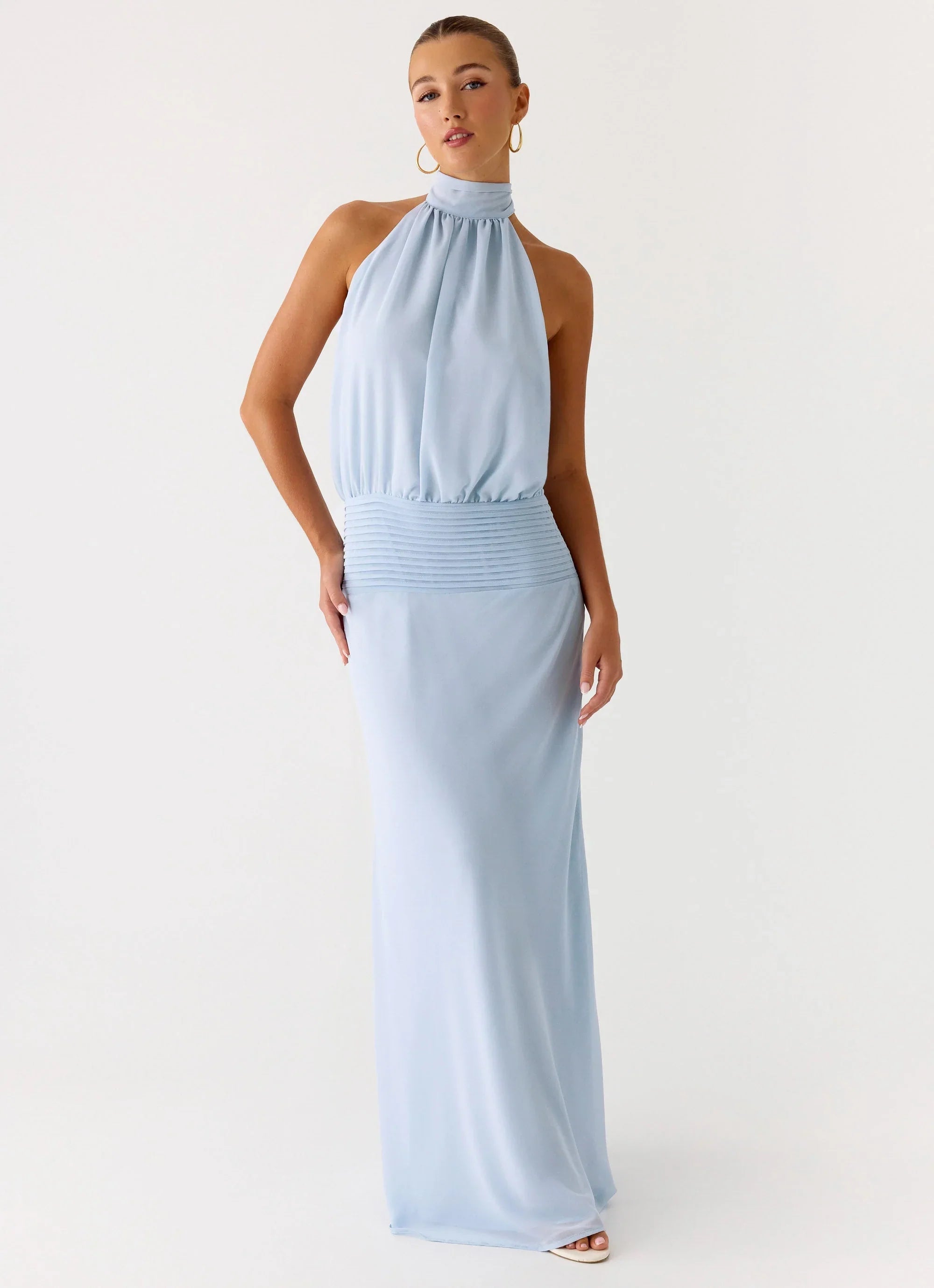 Lalia Maxi Dress Pale Blue
