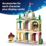 LEGO Disney Princess Mini Belle Tiana with Castle Building Toy Princess Toy Figures Playset for Girls Boys Ages 5 Gift for Birthday 43291
