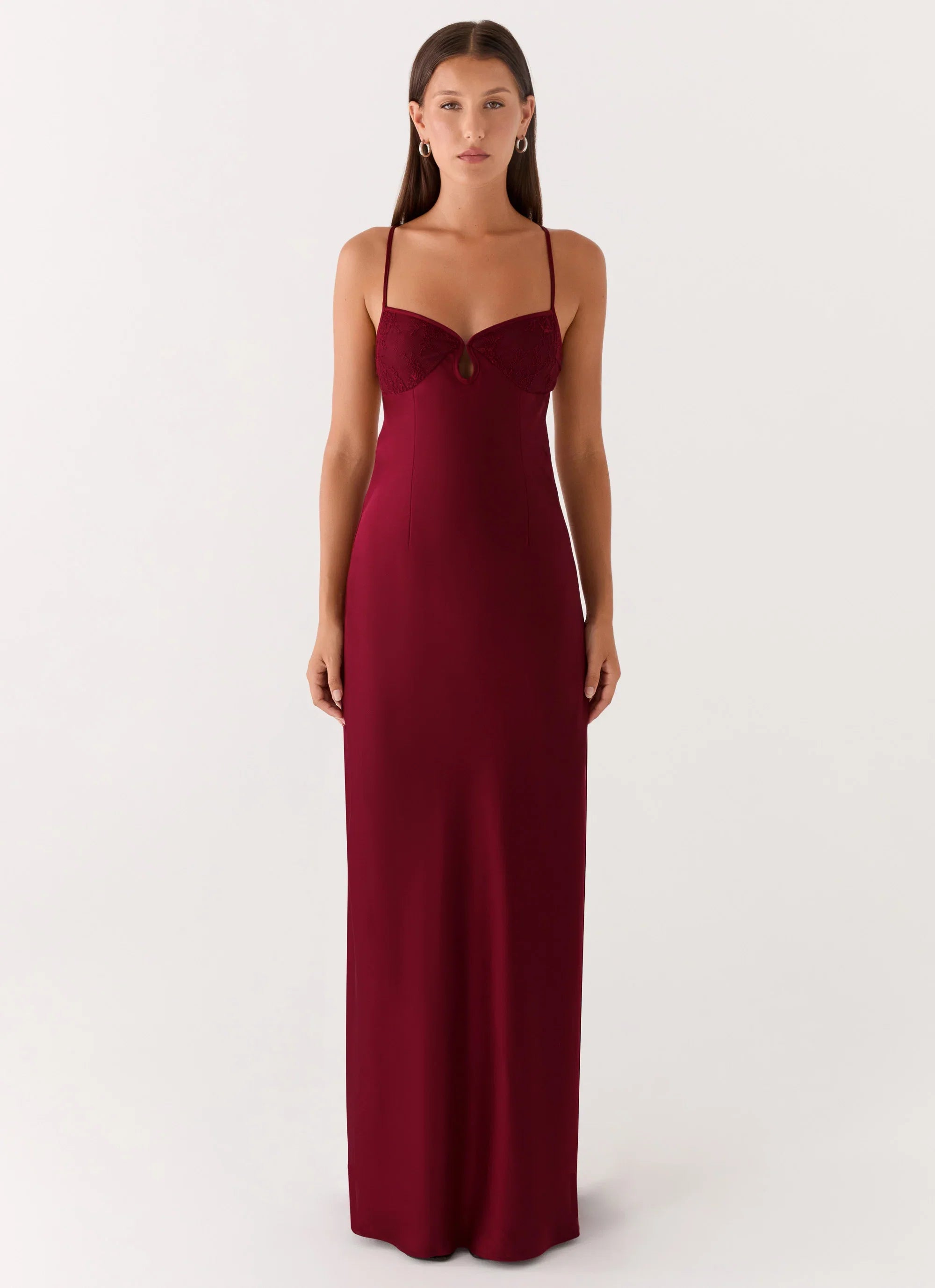 Joanie Maxi Dress Maroon