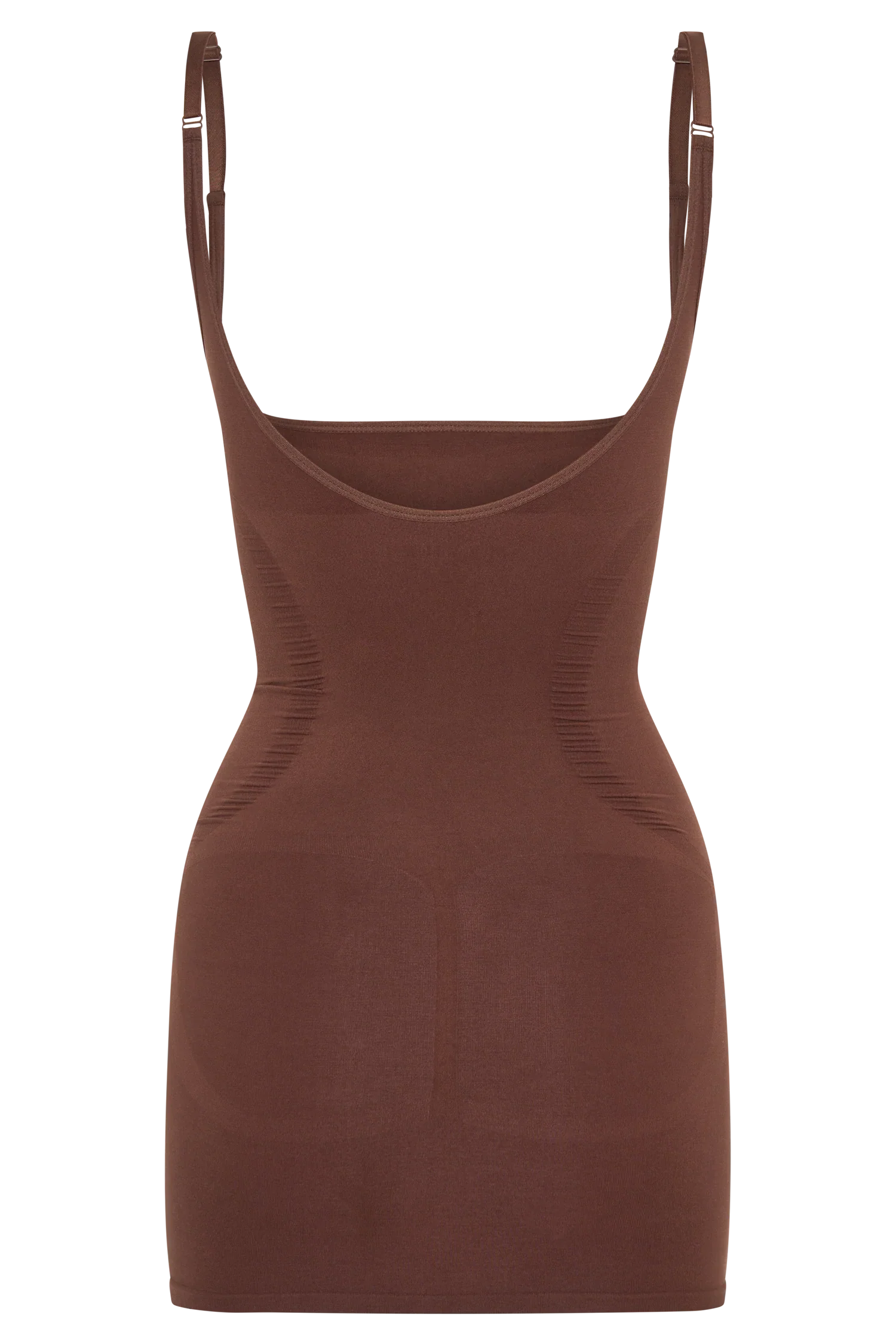 Jocelyn Backless Shapewear Mini Dress Espresso