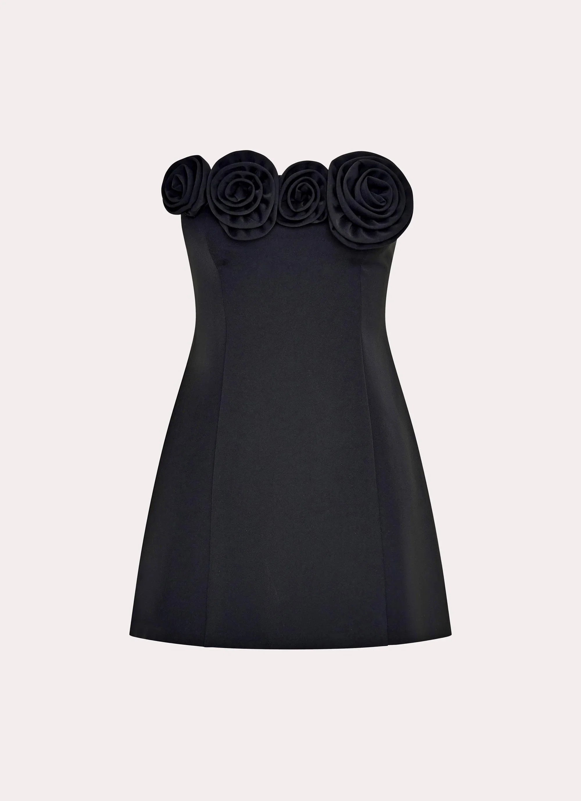 Patsie Strapless Mini Dress Black