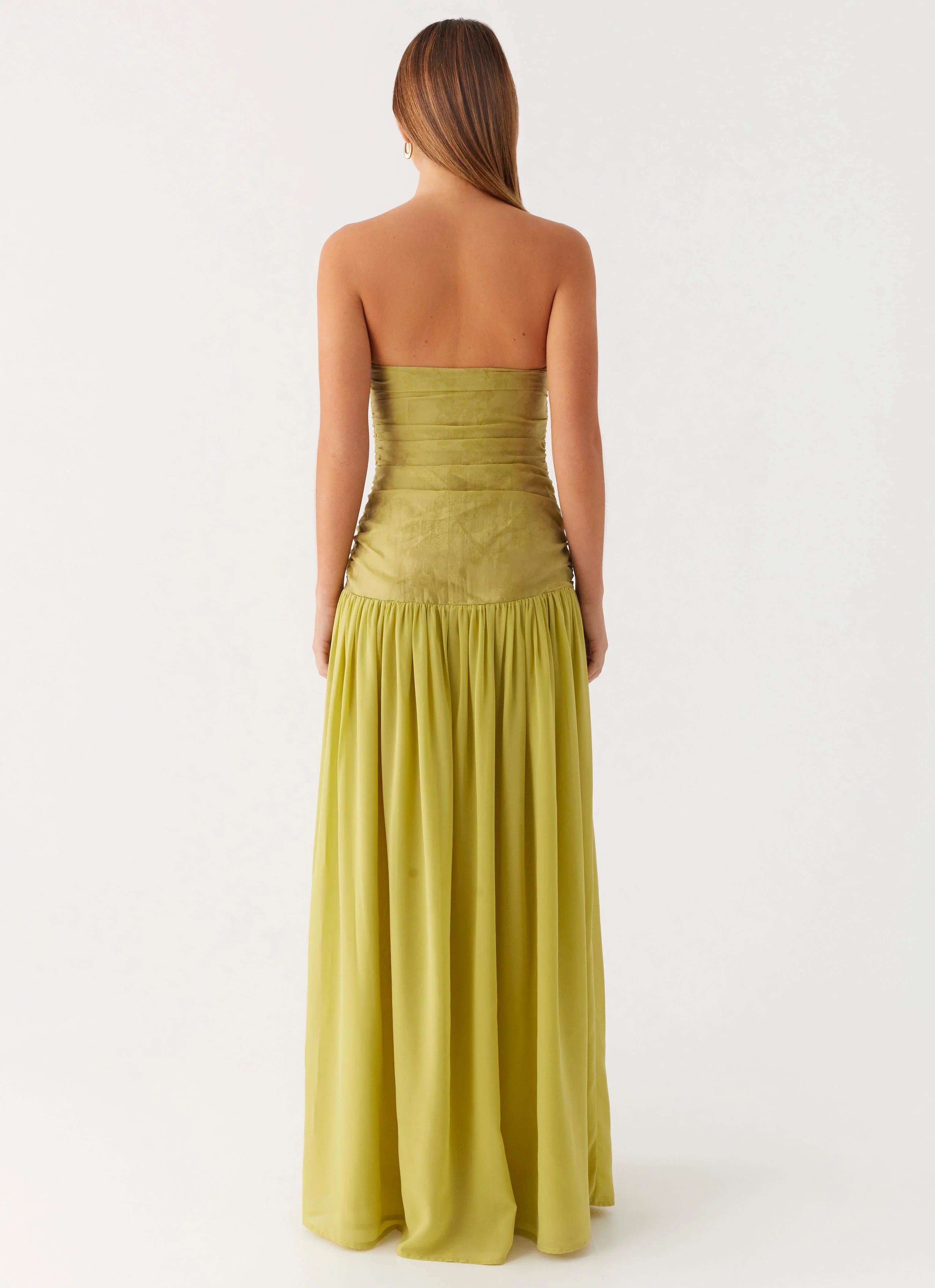 Dreamer Maxi Dress Lime Zest