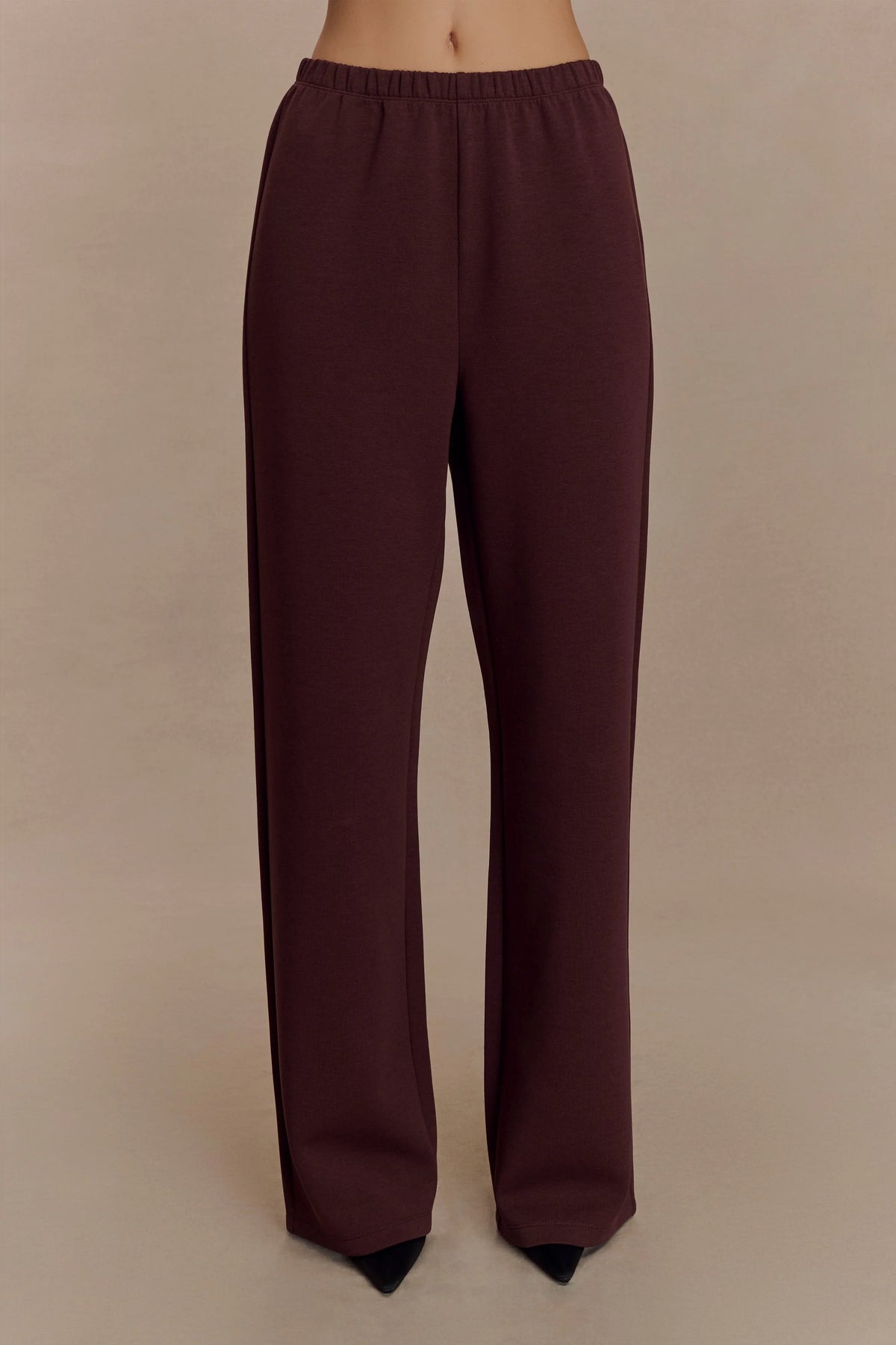 August Straight Leg Jogger Chocolate