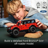 LEGO Technic Kids Toy Car Building Kit for Boys and Girls Ages 10 Makes a Cool Birthday Gift Authentic Ford Trim Details 42213