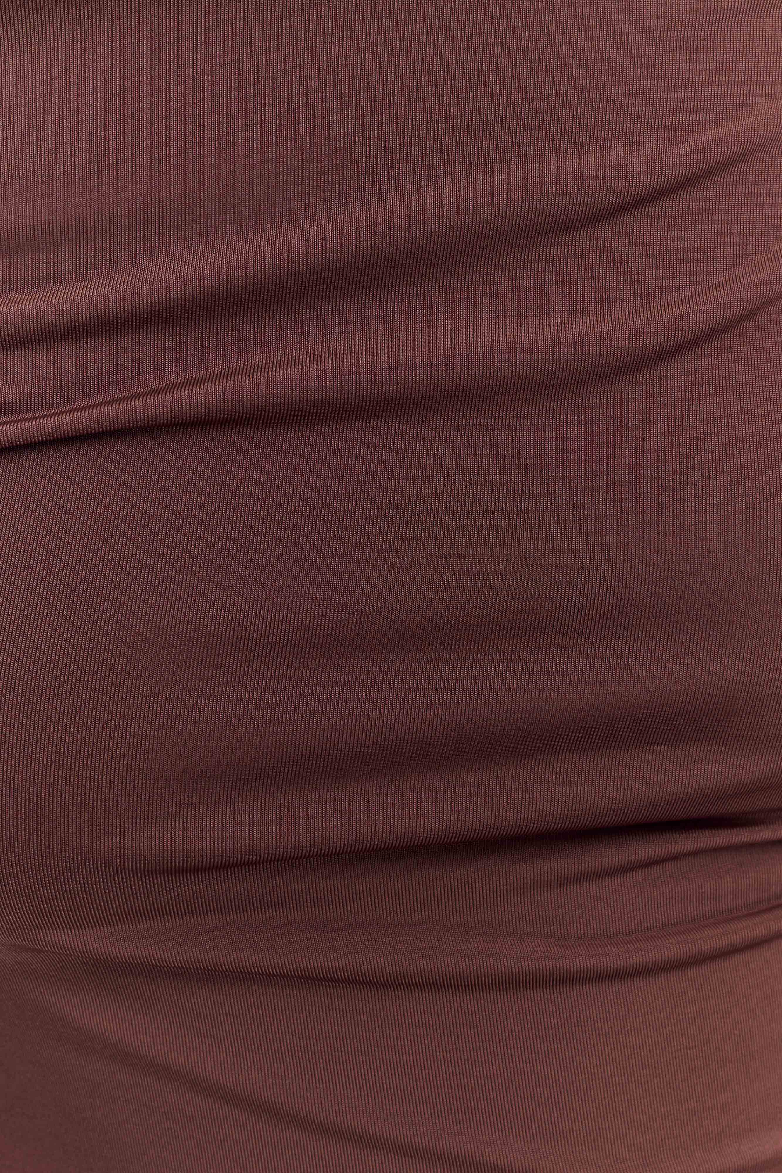 Kinsley Slinky Maxi Dress With Hardware Chocolate