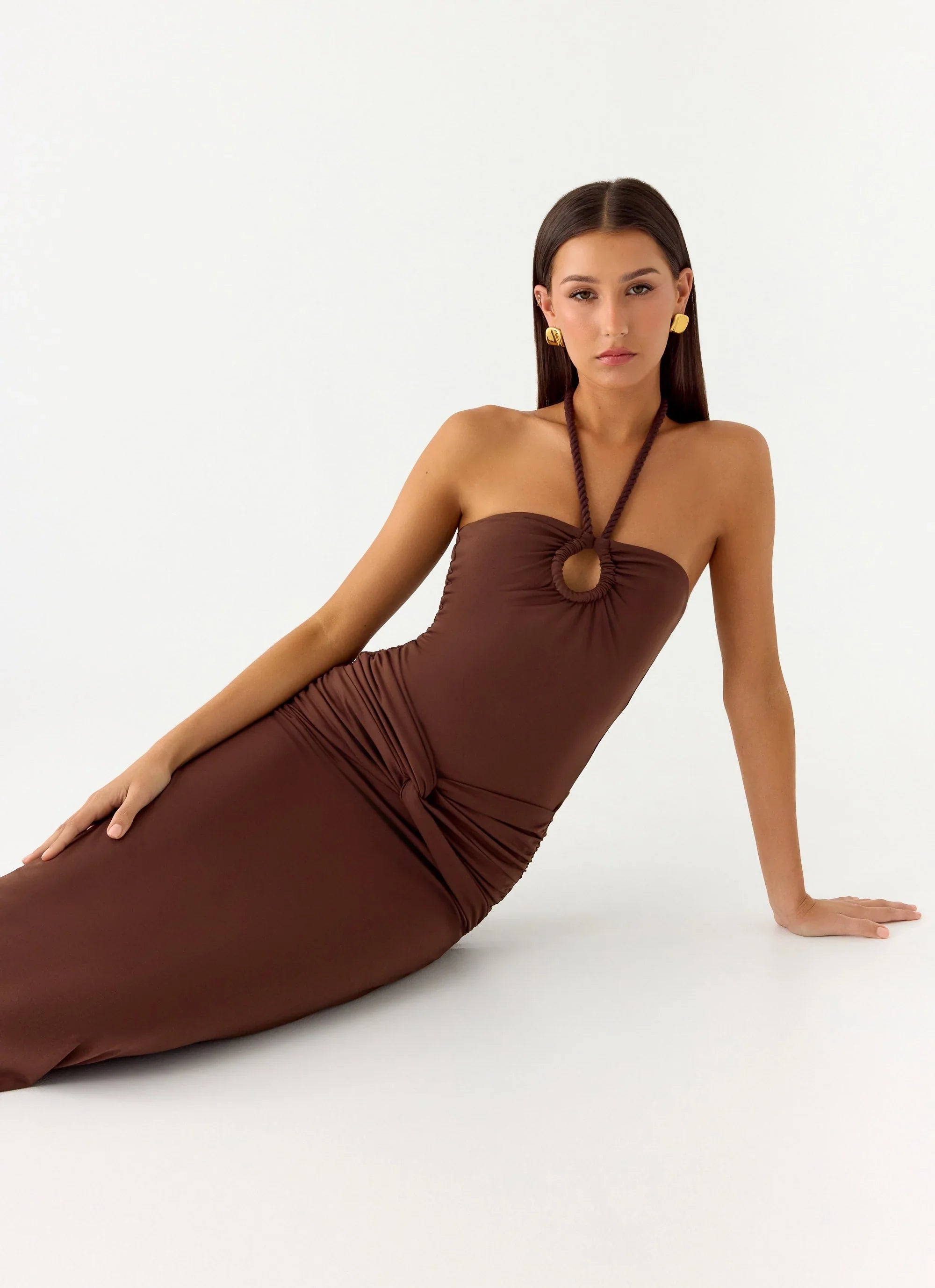 Sacred Maxi Dress Chocolate