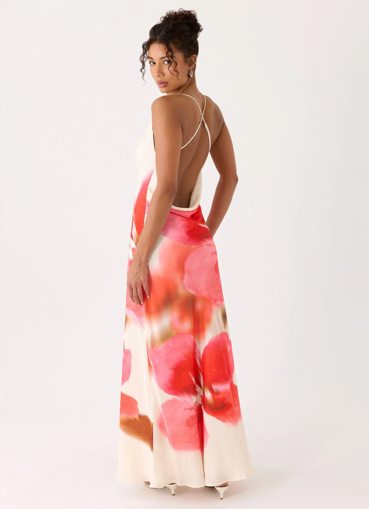 Samya Cowl Maxi Dress Porcelain Rose