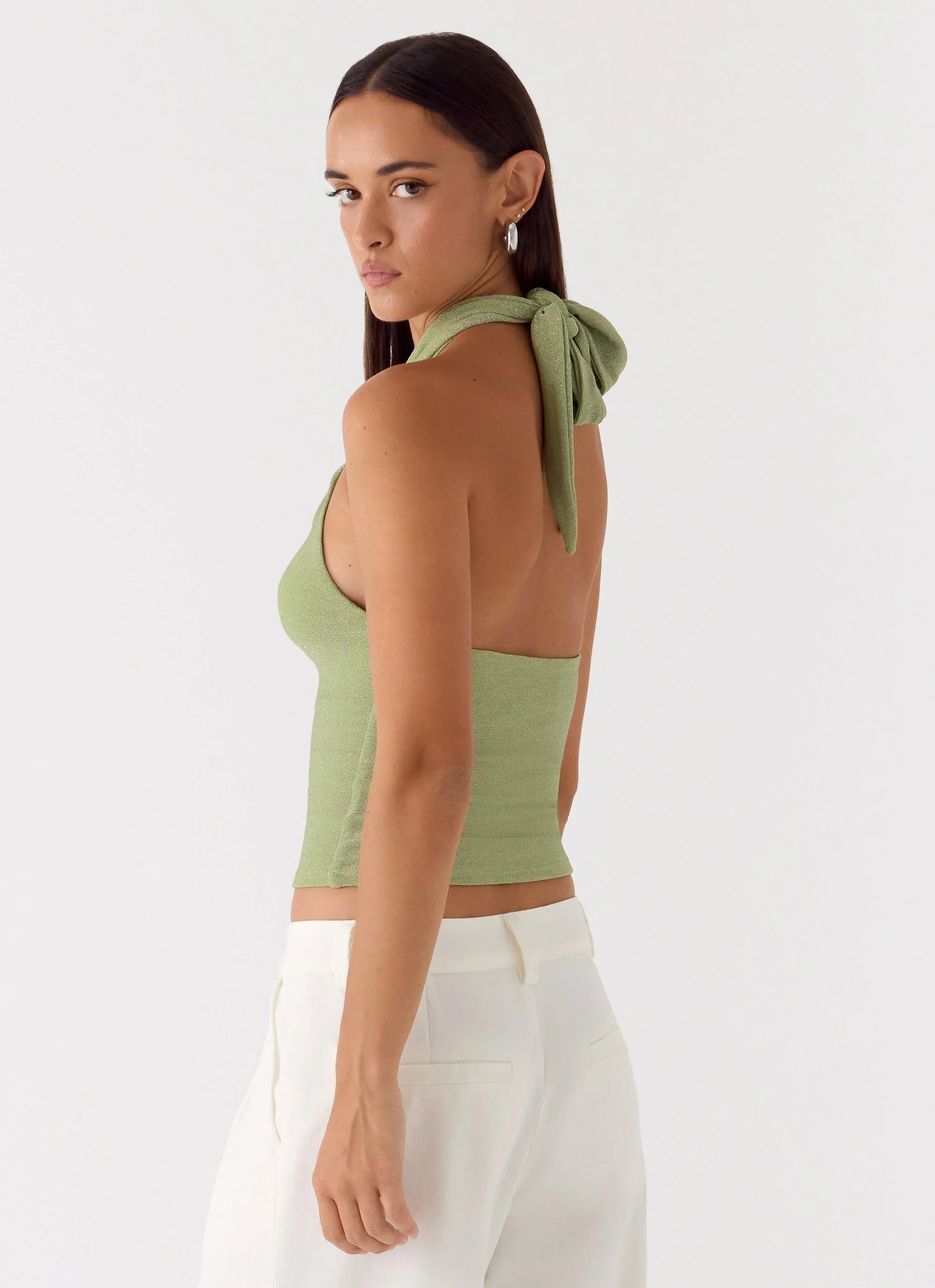 Amber Light Top Sage